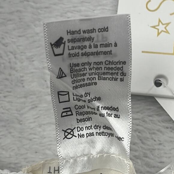 NWT L*Space Farryn‎ Top White Puffy Smocked Crop Top - Picture 8 of 16